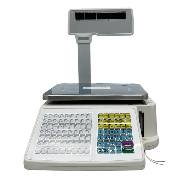Digital Scale Thermal Printer Four-window pole 30kg 110V 024014