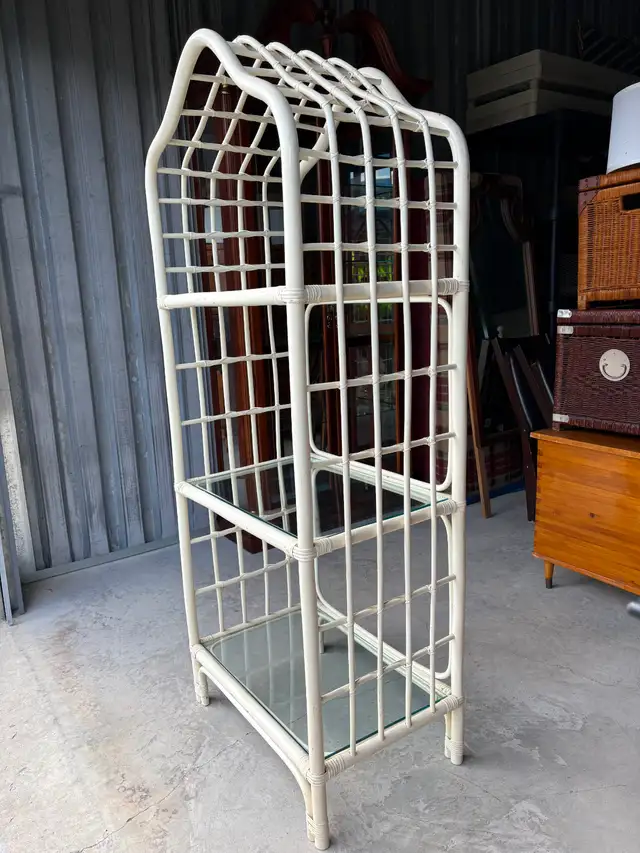 White Shelf Unit - Photo 3