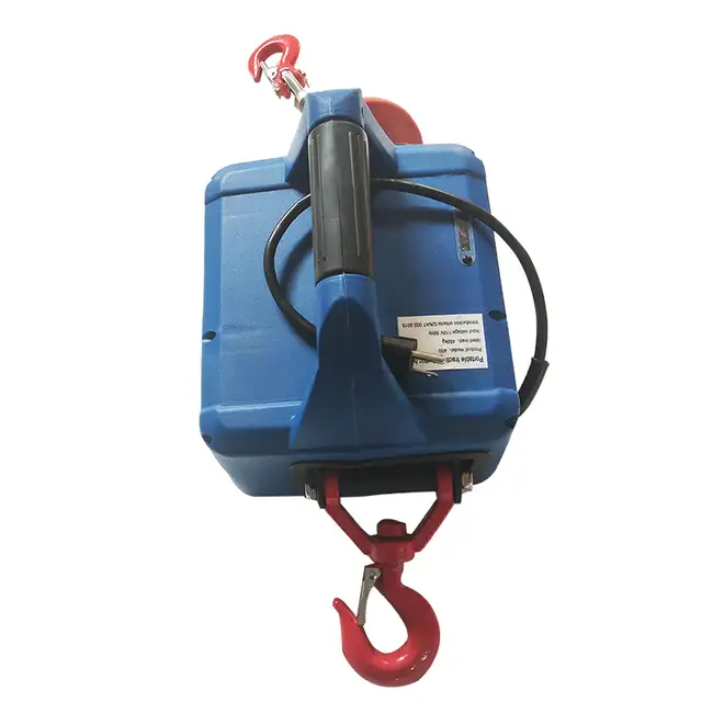 110V 450KG7.4M Portable Electric Winch Wireless Remote 300183 - Photo 7