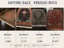 MOVING SALE – PERSIAN RUG COLLECTION