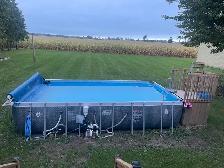 Above ground pool