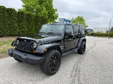 2013 JEEP WRANGLER UNLIMITED SAHARA EDITION 4WD AUTOMATIC A/C