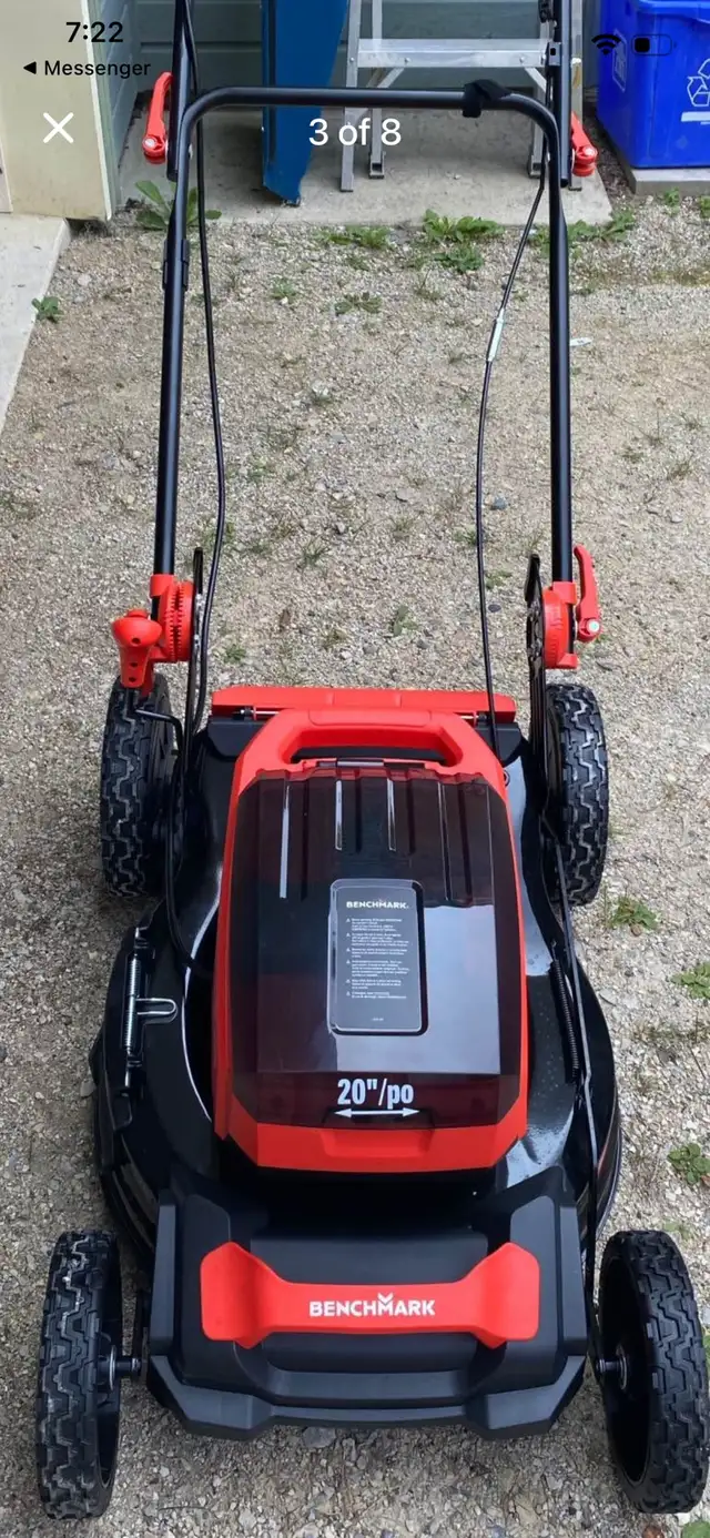 BENCHMARK 20' Self Propelled Cordless Lawn Mower - 40V Max - Photo 3