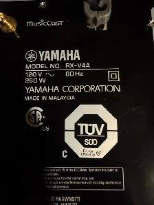 Yamaha receiver rxv4a