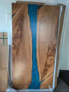 (UNBOXED) 72' x 36' River Epoxy Table / Tabletop