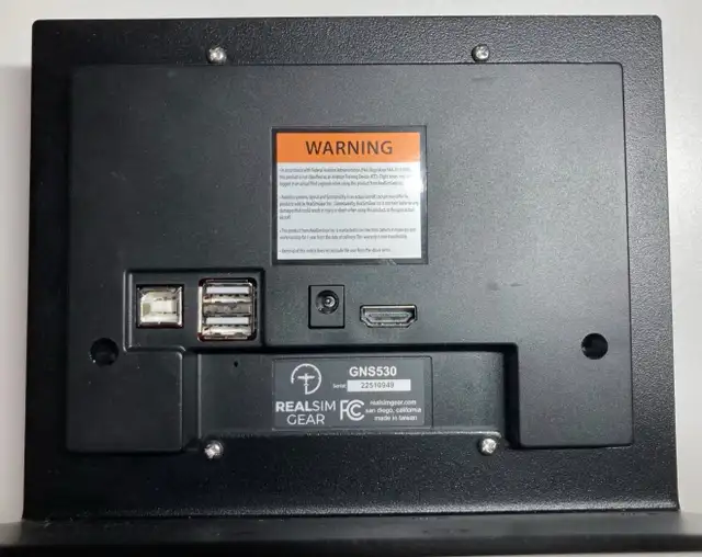 Metal Desktop Stand for Real Sim Gear RSG GNS 530 for Flight Sim - Photo 3