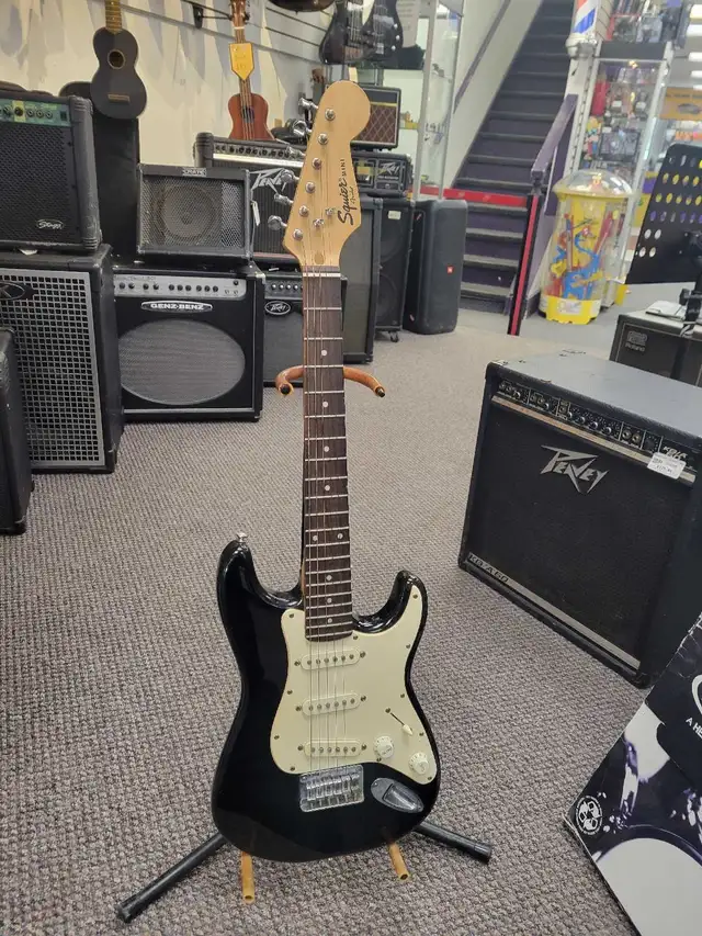 Squier Mini Electric Guitar - Black