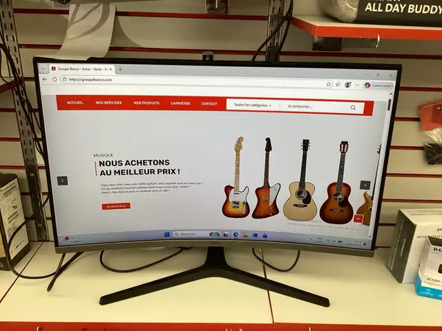 moniteur Samsung incurvé