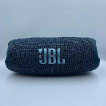JBL Charge 5 Bluetooth Portable Speaker - Blue with Charger