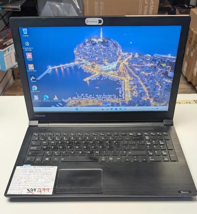 Toshiba Tecra i7-8650u 16Go DDR4 SSD 512Go M.2 15,6po HDMI