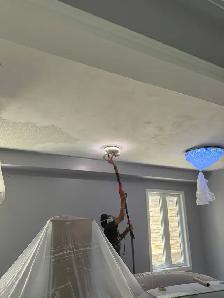 dustless popcorn removal and painting