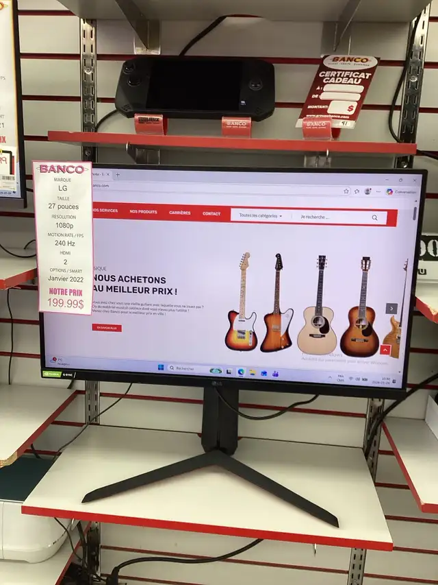 moniteur LG 2022