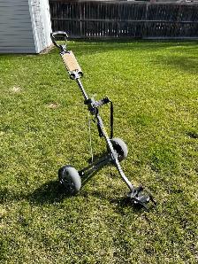 Pull push golf bag cart