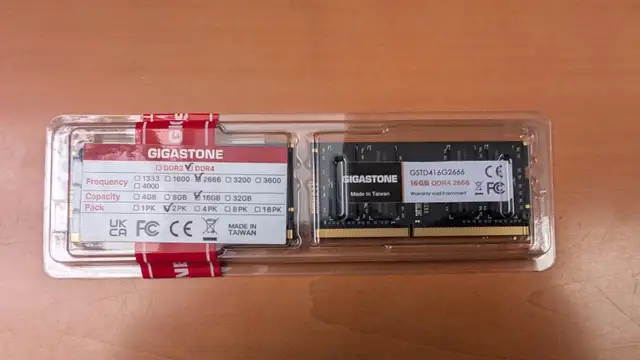 Gigastone 16GB DDR4 Laptop RAM (2-Pack)