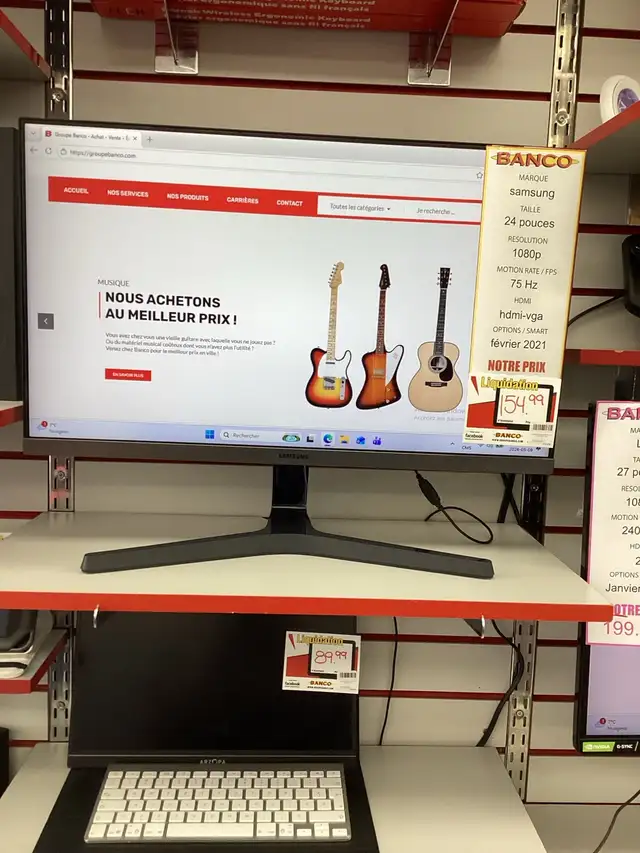 moniteur Samsung 2021 en liquidation!
