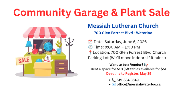 Community Garage & Plant Sale