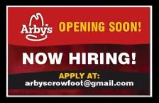 Arby’s Crowfoot - Now Hiring Store manager