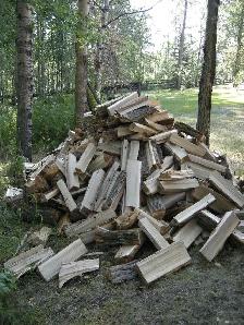 Firewood – Dry Poplar– Heavy Split