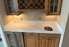 Stylish Beautiful White Quartz Countertop 437-522-8447