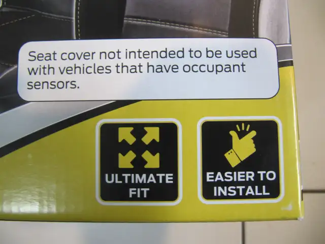 Chevrolet GM Licensed Leatherette Sideless Seat Covers Brand New - Photo 5