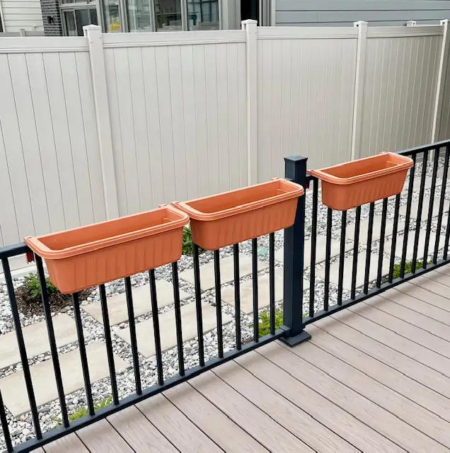 Deck and Balcony plant containers