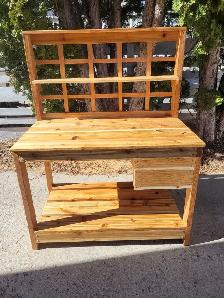 Cedar Potting Bench