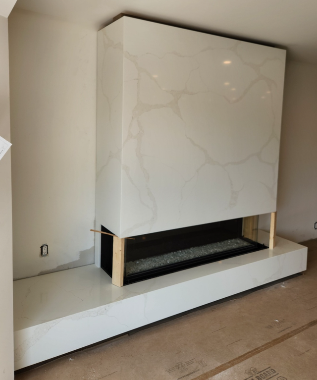 Beautiful Lavish White Countertop With Veins 437-522-8447 - Photo 3