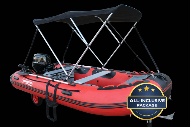 Looking for inflatable fishing boat with all accessories?
