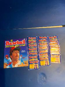 1987 O-PEE-CHEE baseball sticker album & 20 unopened packs Bonds