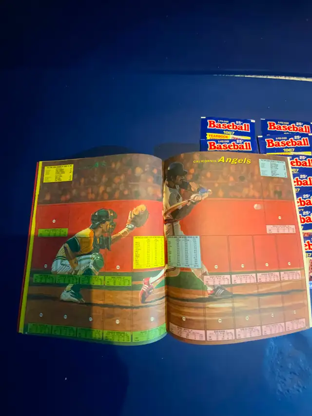 1987 O-PEE-CHEE baseball sticker album & 20 unopened packs Bonds - Photo 5
