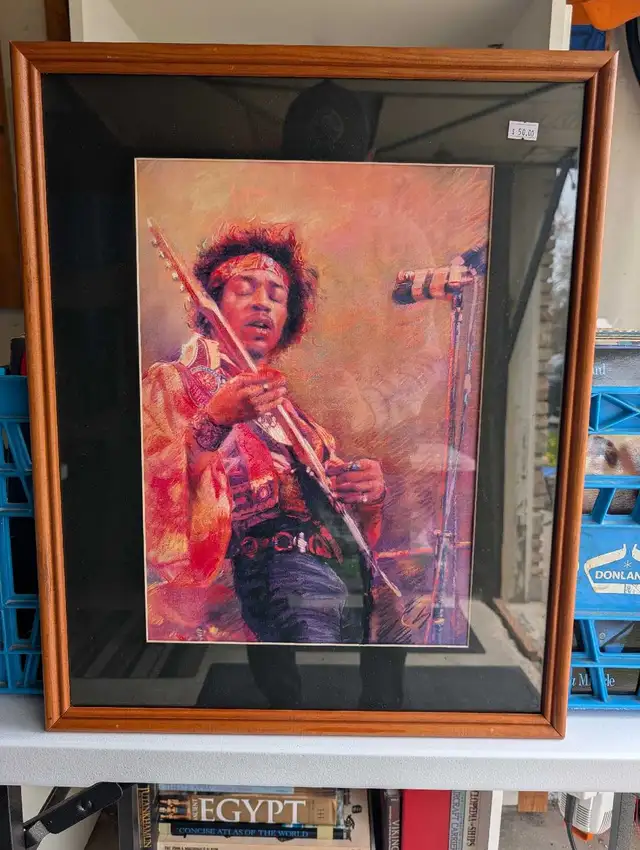 Framed Hendrix Print