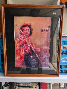 Framed Hendrix Print