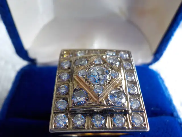 $17,500 APPRAISAL! MEN'S CUSTOM DIAMOND RING - Photo 4