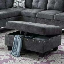 New Sleek 4-Piece Sectional Sofa Set - Grey Grand Sale - Photo 4