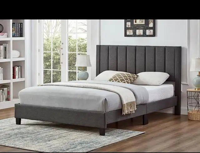 Strong Platform Bed Frame No Box Spring Needed