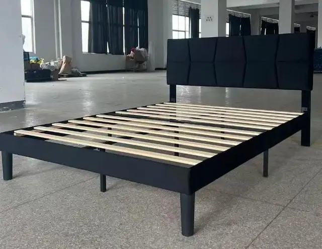 Strong Platform Bed Frame No Box Spring Needed - Photo 2
