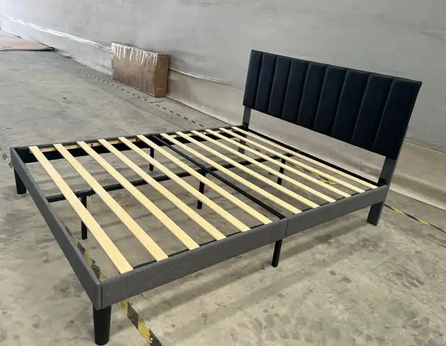 Strong Platform Bed Frame No Box Spring Needed - Photo 4