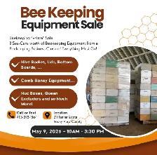 TODAY!  Beekeeping Equipment Blowout Sale!