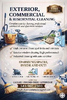 PROFESSIONAL CLEANING SERVICES – COMMERCIAL & RESIDENTIAL