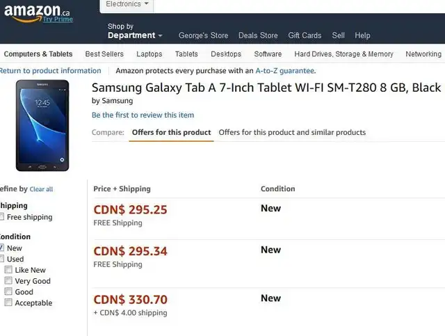 Samsung GALAXY Tab SM-T280 Tablet for sale. - Photo 4