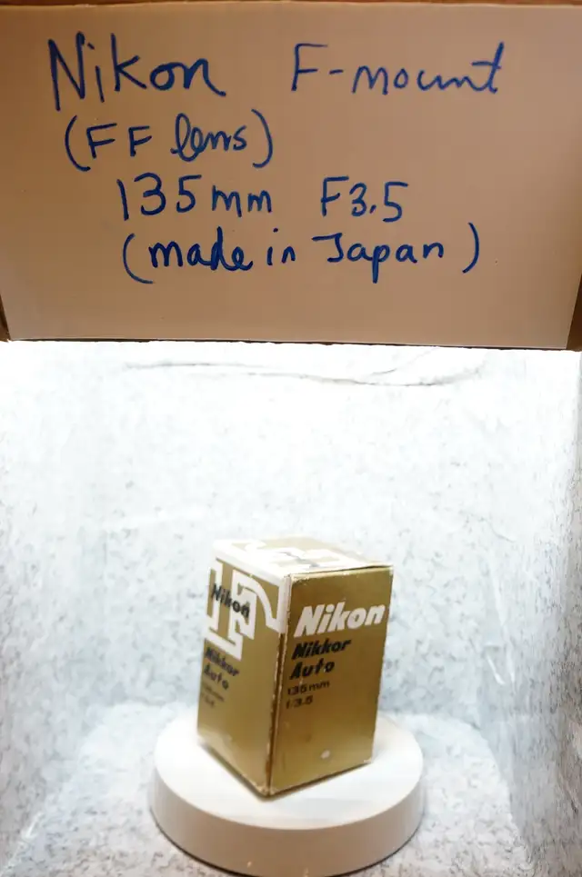 Nikon Nikkor 135mm F3.5 Lens - Full-Frame Lens in Good Condition - Photo 2