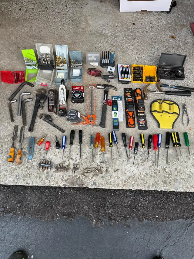 tools, garage items.