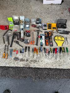 tools, garage items.