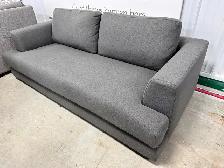 Dark grey fabric bench sofa - Photo 2