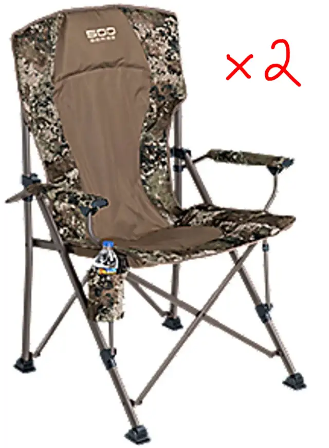Cabelas 500 Series Folding Chairs (Set of 2)