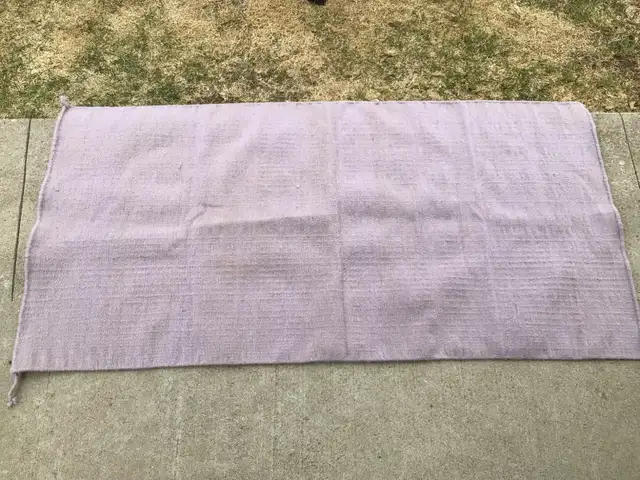 Western saddle blanket.
