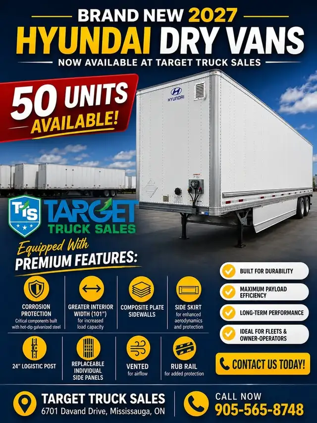 2027 Hyundai Dry Vans – Now Available