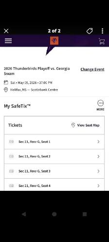 thunderburd playoffs game