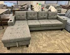 New Chenille L Shape 4 Seater Sofa for Sale   Free Delivery