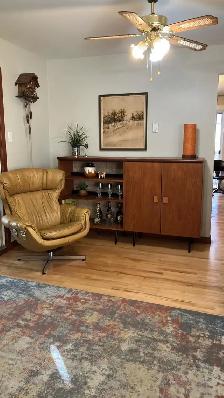 Mid century. TEAK TECK. Buffet, vitrine, sideboard, console, bar